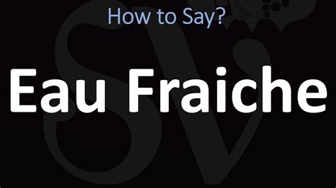 how to pronounce fraiche